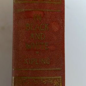 Vintage Kipling book "in black and white"